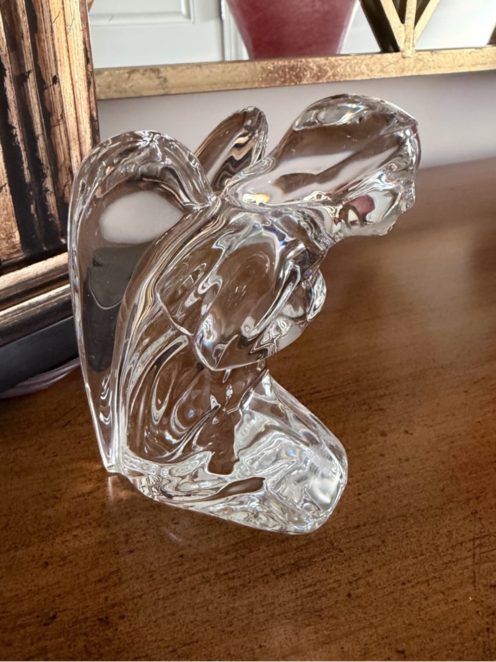 Baccarat Crystal Kneeling Angel Discontinued